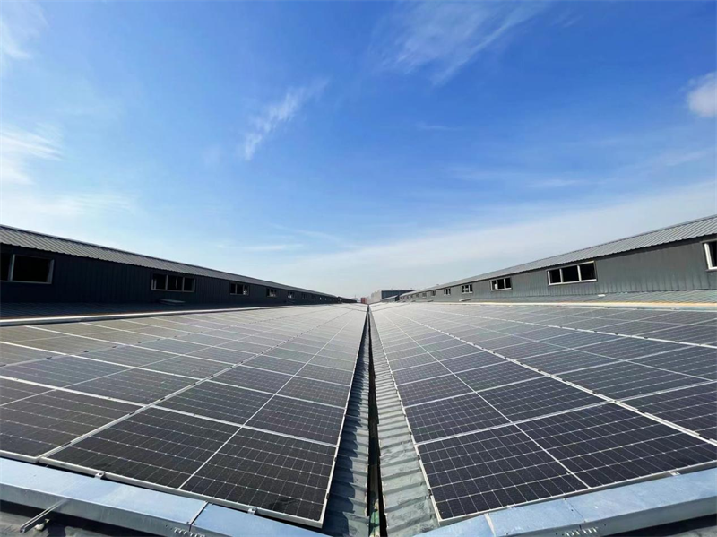 西安公司高邑1.23MWp屋面分布式光伏發(fā)電項目正式通電并網-1.png