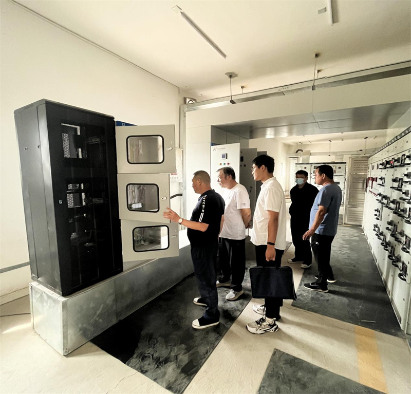 西安公司高邑1.23MWp屋面分布式光伏發(fā)電項目正式通電并網-2.png